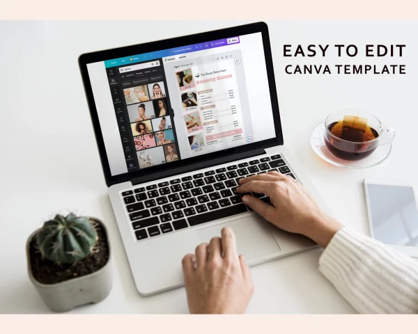 Templates easy to edit and customize in canva