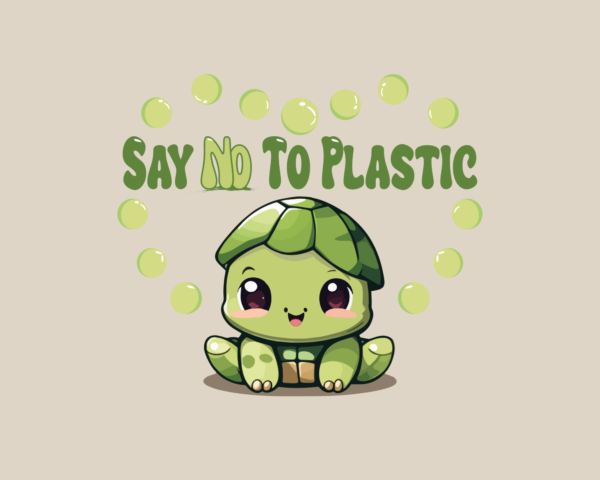 Tote Bag Say NO To Plastic say goodbye to single-use plastics and embrace sustainable living with our "Say NO To Plastic" Tote Bag. Carry your belongings in style while advocating for a cleaner, more eco-conscious world! PlasticFree World, Cute Turtle, Cute Animal, Ecology, Earth, Sustainable Tote Bags