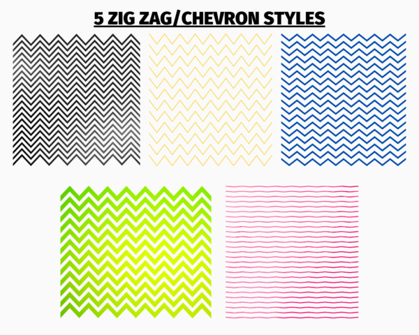 Chevron Frame Zig Zag Canva Frame Stripes, Digital, Chevron, Chevron Photo Frame, Drag & Drop, Instant Download, Zig-Zag Chevron Pattern