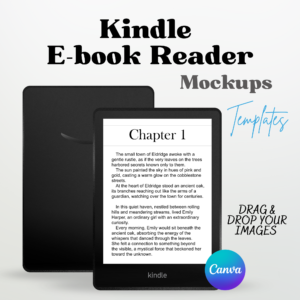 Kindle Mockup Canva, E-book Reader Template, Kindle Book Mockup, Kindle Reader Design, Kdp mock up template, digital book, Canva, Ebook Branding