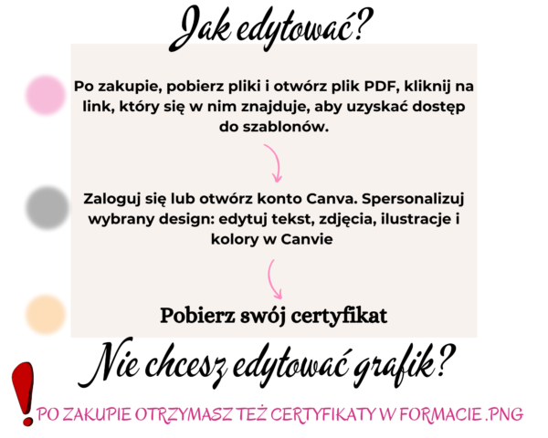 Szablon certyfikatu wieczoru panieńskiego do edycji w Canvie | Edytowalny certyfikat panieński, Po Polsku Wieczór Panieński Dyplom Panieński