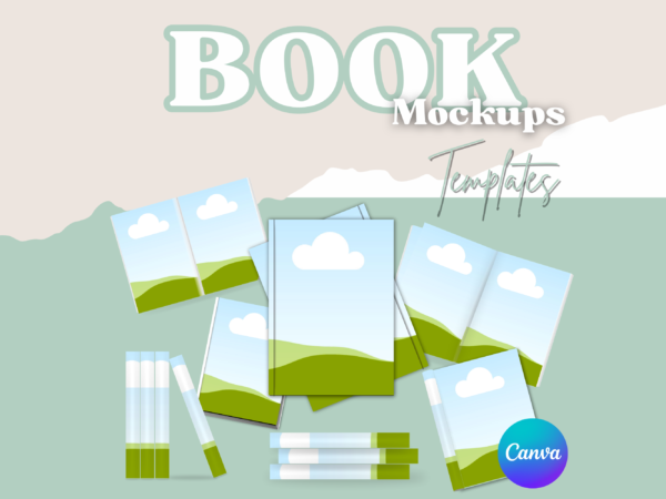 Book Mockup Canva, BookDesign, BookCoverDesign, BookTemplate, BookLayout, BookCoverMockup, BookPresentation, BookCreation, CanvaBookMockup, BookGraphics, DigitalBookMockup, AuthorTools, BookMarketing, BookPublishing, SelfPublishing
