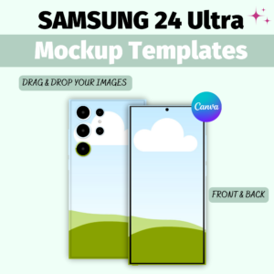 Samsung 24 Ultra Mockup, Phone Mockup, Sublimation Samsung, Phone Case Mockup, Canva Template, Samsung Case Mockup, Latest Samsung Case