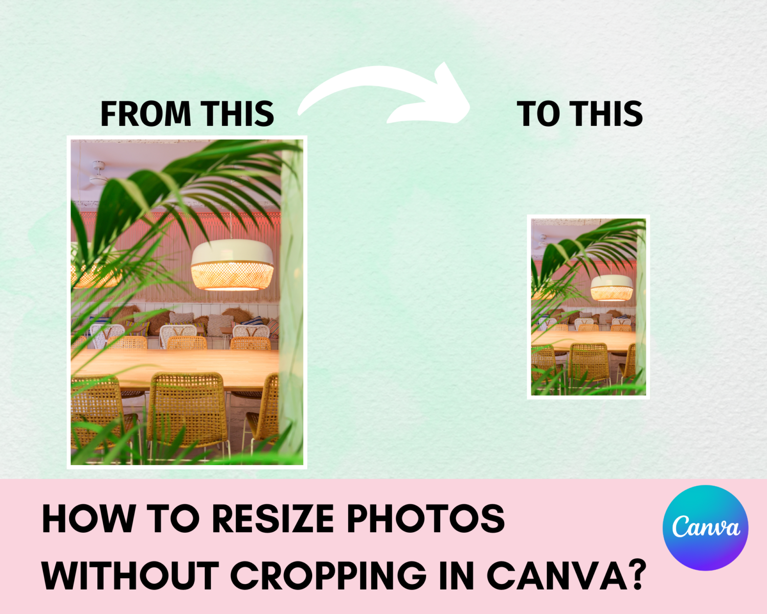 How to resize photo without cropping in Canva. How to resize photo without cropping in Canva