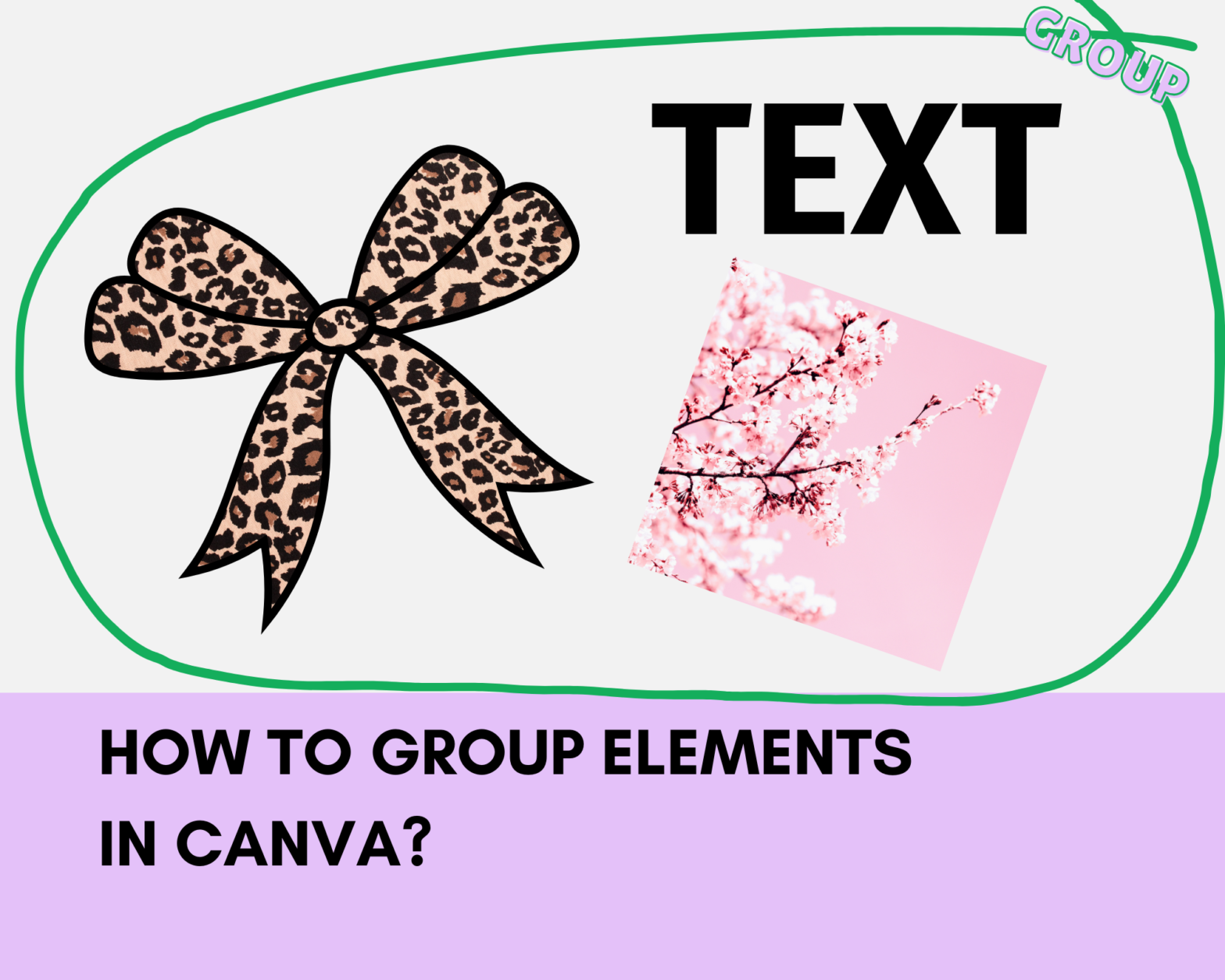 How to Group Elements in Canva:, How to group items in Canva